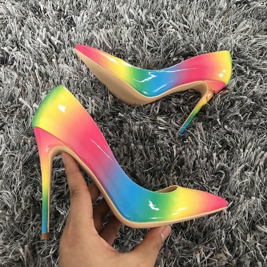 Rainbow High Heel Pumps | 12cm/10cm/8cm - Woodland Gatherer