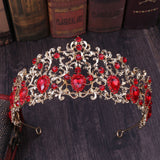 Forest Leaf Crystal Crown 4 Colours