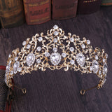 Forest Leaf Crystal Crown 4 Colours