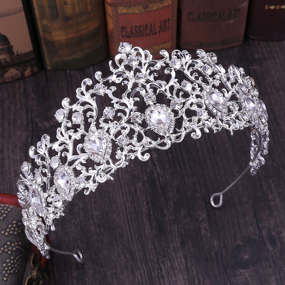 Forest Leaf Crystal Crown 4 Colours