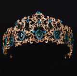 Forest Leaf Crystal Crown 4 Colours