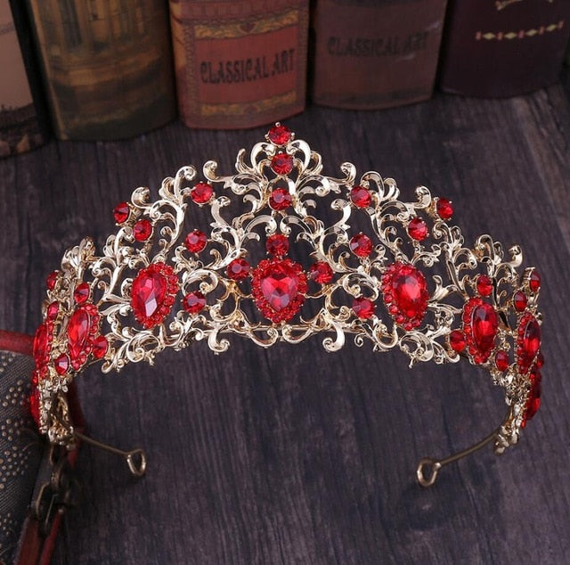 Forest Leaf Crystal Crown 4 Colours