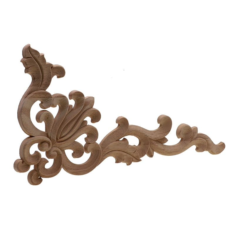 Wooden Carved Corner Furniture Embellishments