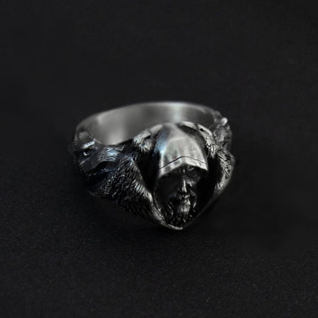 Odin's Wolves Norse Mythology Stainless Steel Ring