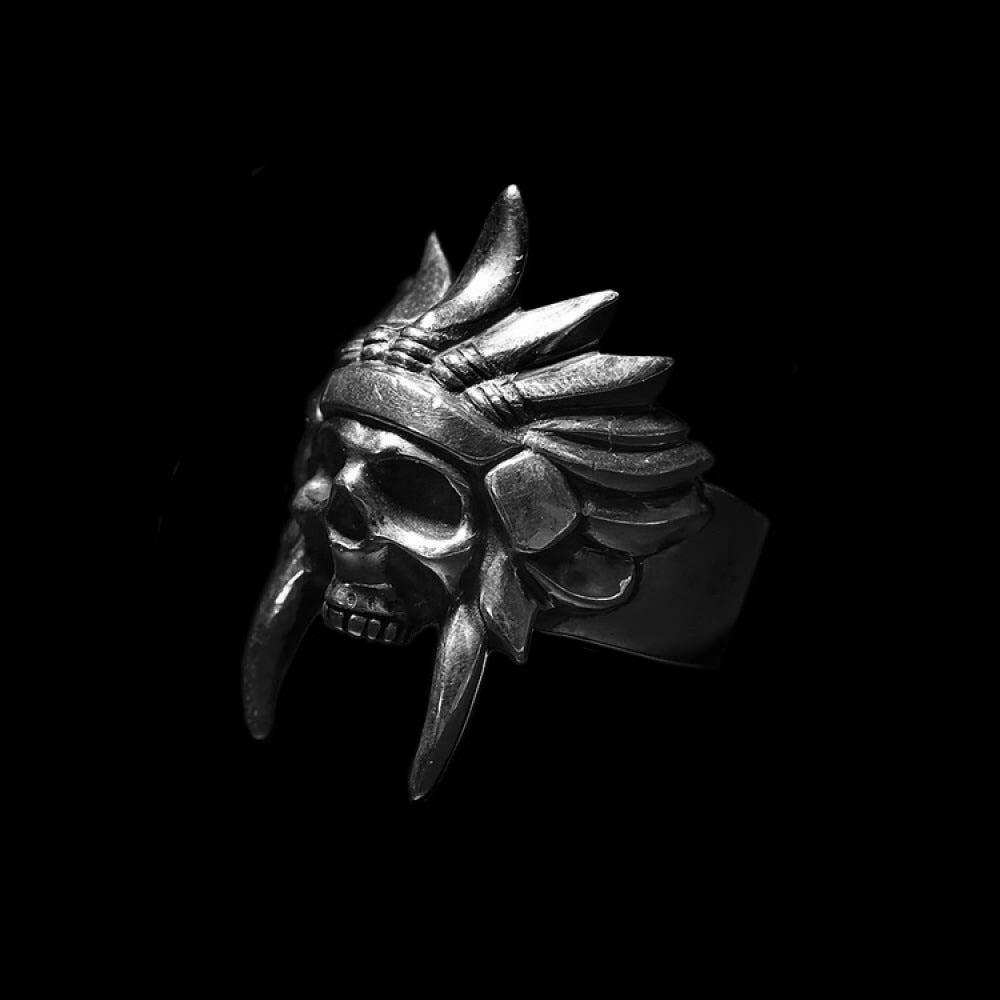gifts for men australian online shopping mens jewellery american indian chief stainless steel ring