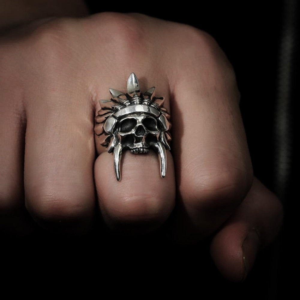 gifts for men australian online shopping mens jewellery american indian chief stainless steel ring