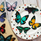 28pcs Tropical Rainforest Butterfly Stickers