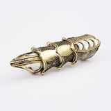 Skull Double Finger Ring Knuckle Armour