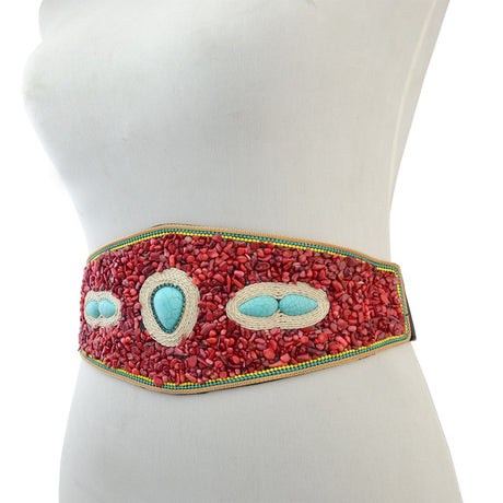 Bohemian Charm Belt with Beading