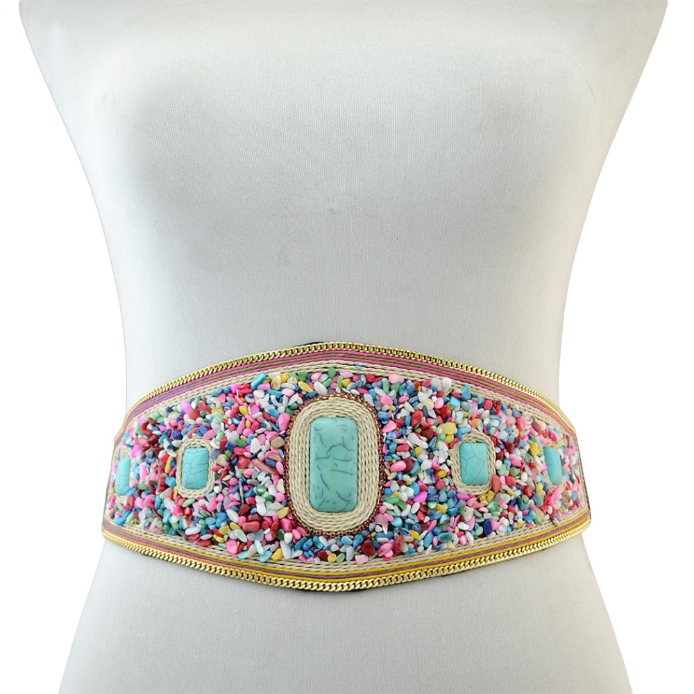 Bohemian Charm Belt with Beading