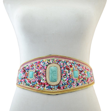 Bohemian Charm Belt with Beading