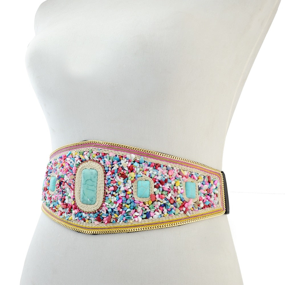 Bohemian Charm Belt with Beading