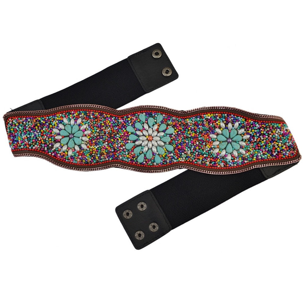 Bohemian Charm Belt with Beading