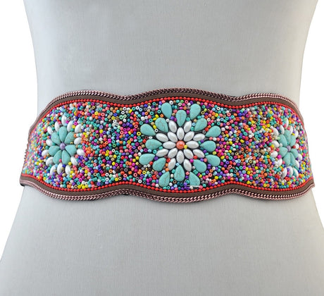 Bohemian Charm Belt with Beading