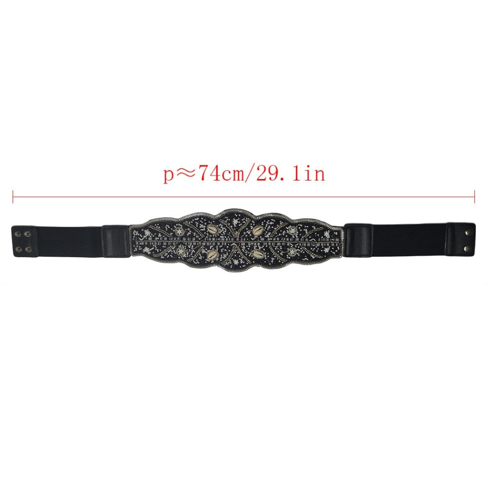Bohemian Charm Belt with Beading
