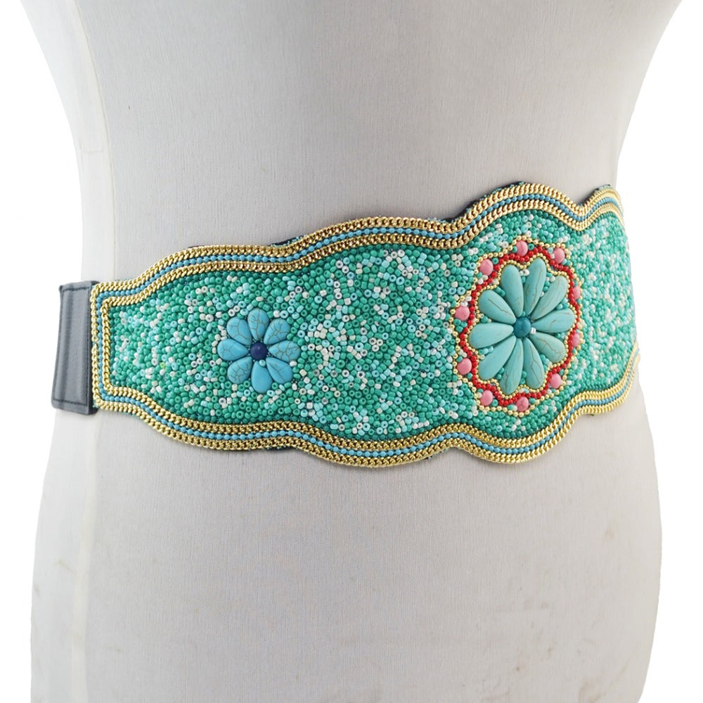 Bohemian Charm Belt with Beading