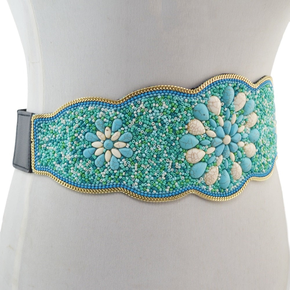 Bohemian Charm Belt with Beading