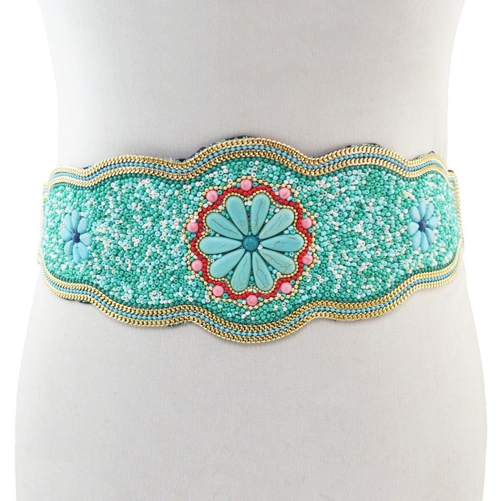 Bohemian Charm Belt with Beading