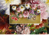 Hand Painted Flower Wall Mural Wallpaper