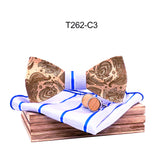 Paisley Wooden Bow Ties