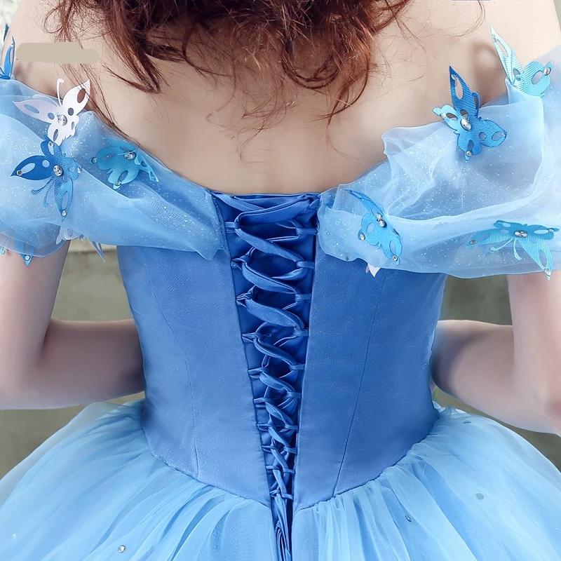 Cinderella Dress Crystals & Butterflies