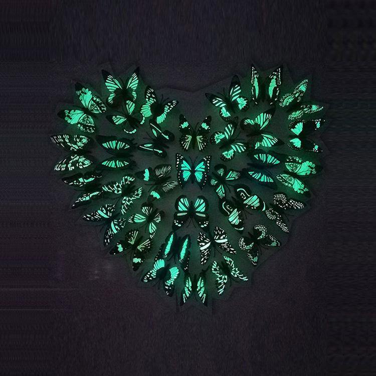 12 Glow in the Dark Butterflies - Woodland Gatherer
