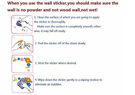30cm Glow In The Dark Moon Wall Sticker