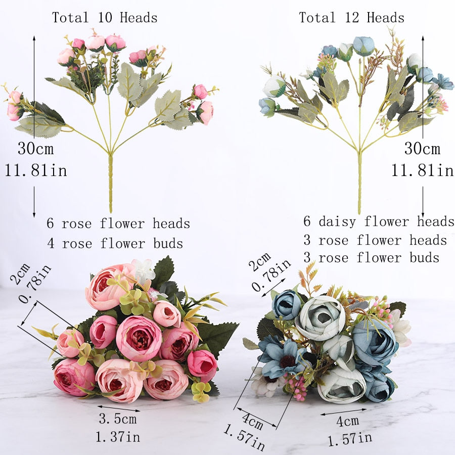 Silk Camellias Artificial Flowers