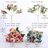 Silk Camellias Artificial Flowers