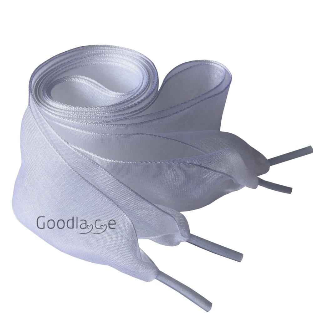 4cm Wide Chiffon Shoelaces Flat Ribbon Shoe Laces for Sneakers | 140cm/55Inch - Woodland Gatherer
