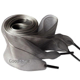 4cm Wide Chiffon Shoelaces Flat Ribbon Shoe Laces for Sneakers | 140cm/55Inch - Woodland Gatherer