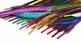 One Pair Glittery Flat Shoelaces 110cm
