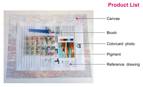 DIY Paint By Numbers Oceanscape Wall Art
