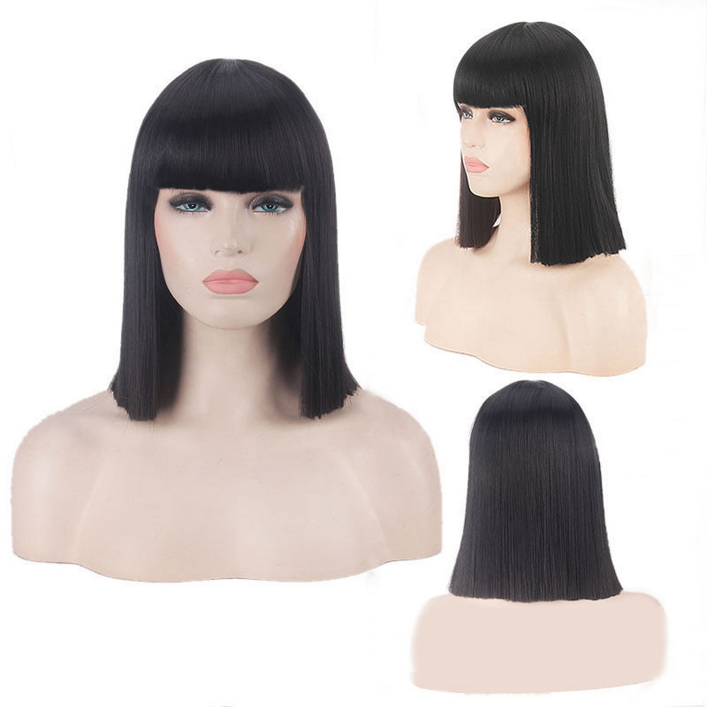 Mrs Wallace Cosplay Wig Green Black Red Pink Blue White Blonde Purple Brown Silver