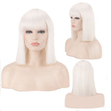 Mrs Wallace Cosplay Wig Green Black Red Pink Blue White Blonde Purple Brown Silver