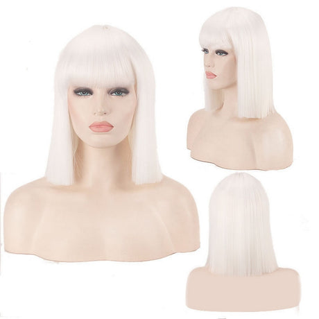 Mrs Wallace Cosplay Wig Green Black Red Pink Blue White Blonde Purple Brown Silver