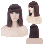 Mrs Wallace Cosplay Wig Green Black Red Pink Blue White Blonde Purple Brown Silver