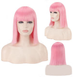 Mrs Wallace Cosplay Wig Green Black Red Pink Blue White Blonde Purple Brown Silver