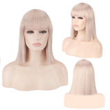 Mrs Wallace Cosplay Wig Green Black Red Pink Blue White Blonde Purple Brown Silver