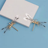 One Golden Dragonfly Hairpins