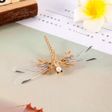 One Golden Dragonfly Hairpins