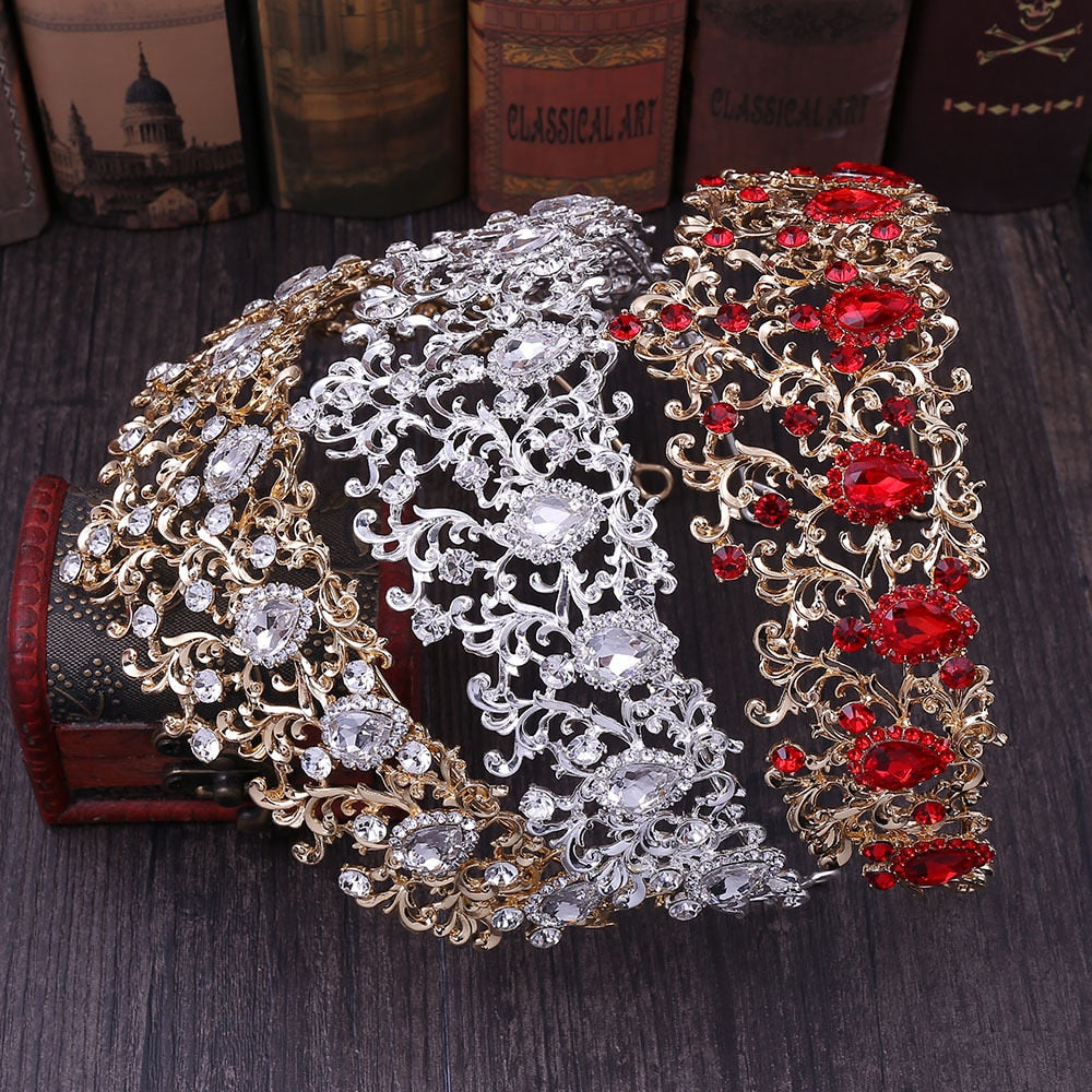 Forest Leaf Crystal Crown 4 Colours