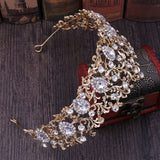 Forest Leaf Crystal Crown 4 Colours