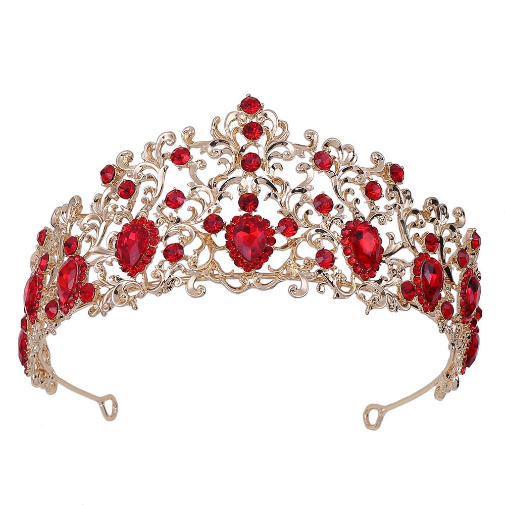 Forest Leaf Crystal Crown 4 Colours