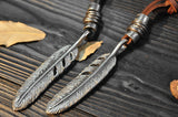 The Wishing Feather Leather Necklace