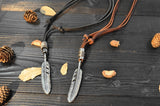 The Wishing Feather Leather Necklace