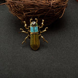Scarab Beetle Insect Brooches