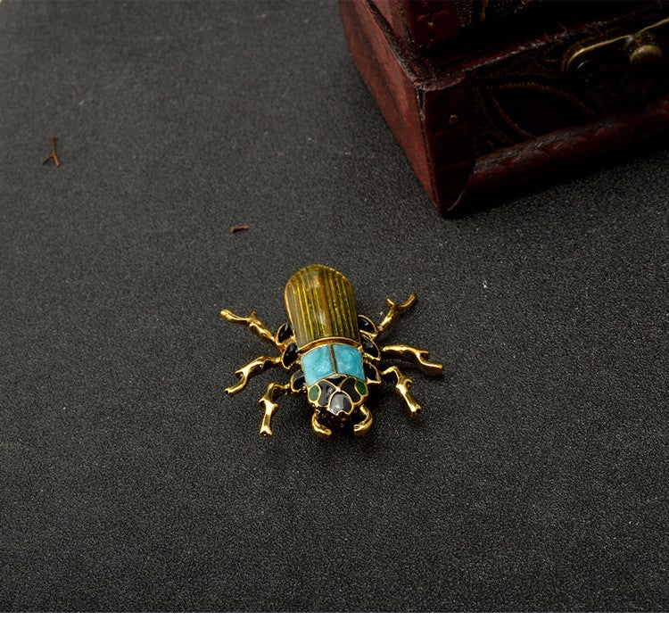 Scarab Beetle Insect Brooches