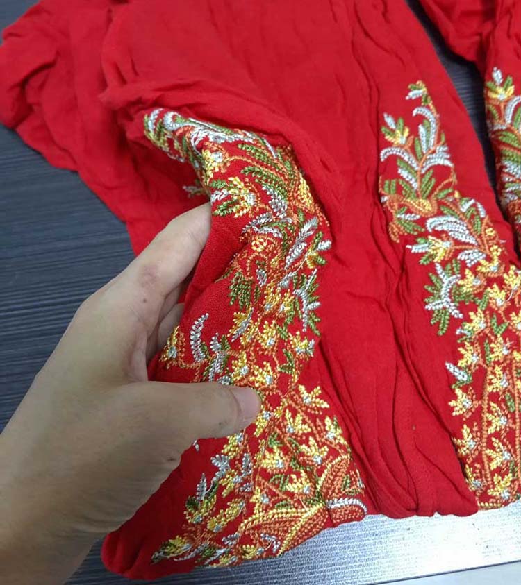 Embroidered Boho Mini Dress