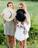 Embroidered Boho Mini Dress